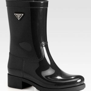 Prada Pink Rain Boots